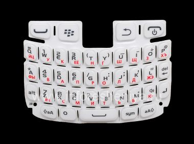 Buy হোয়াইট রাশিয়ান কীবোর্ড BlackBerry 9320 / 9220 কার্ভ