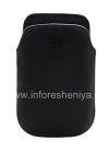 Фотография 1 — Кожаный чехол-карман для BlackBerry 9320/9220 Curve, Черный, Мелкая текстура