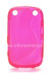 Photo 1 — Silicone Case untuk kompak Streamline BlackBerry 9320 / 9220 Curve, berwarna merah muda