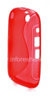 Photo 3 — Silicone Case untuk kompak Streamline BlackBerry 9320 / 9220 Curve, merah