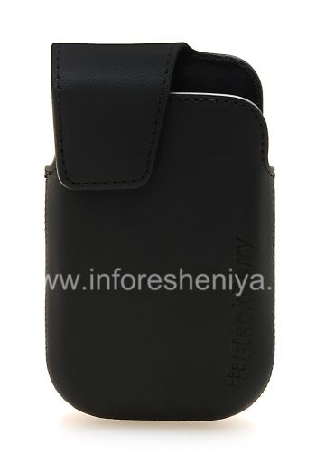Оригинальный кожаный чехол с клипсой Leather Swivel Holster для BlackBerry 9320/9220 Curve