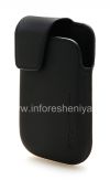 Photo 3 — BlackBerry 9320 / 9220 কার্ভ জন্য ক্লিপ লেদার সুইভেল খাপ সঙ্গে মূল চামড়া কেস, ব্ল্যাক (কালো)