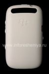 Etui en silicone d'origine Soft Shell Case compacté pour BlackBerry Curve 9320/9220, Caucasien (Blanc)
