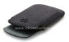 Photo 5 — Das Originalstoffbezug-Tasche Mikrofasertasche Tasche für Blackberry 9320/9220 Curve, Schwarz / Grau (Schwarz / Grau)