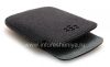Фотография 6 — Оригинальный тканевый чехол-карман Microfibre Pocket Pouch для BlackBerry 9320/9220 Curve, Черный/Серый (Black/Grey)