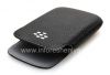 Photo 5 — Kulit asli Kasus-saku Kulit Pocket Pouch untuk BlackBerry 9320 / 9220 Curve, Black (hitam)