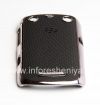 Photo 5 — Plastikbeutel-Abdeckung mit einem Prägeeinsatz für Blackberry 9360/9370 Curve, Metallic / Schwarz