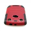 Фотография 8 — Чехол повышенной прочности перфорированный для BlackBerry 9360/9370 Curve, Черный/Красный