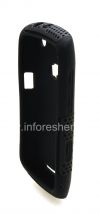 Photo 5 — La cubierta resistente perforado para BlackBerry Curve 9360/9370, Negro / Negro