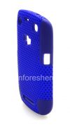 Photo 4 — La cubierta resistente perforado para BlackBerry Curve 9360/9370, Azul / Azul