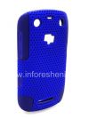 Фотография 5 — Чехол повышенной прочности перфорированный для BlackBerry 9360/9370 Curve, Синий/Синий