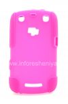 Фотография 7 — Чехол повышенной прочности перфорированный для BlackBerry 9360/9370 Curve, Фиолетовый/Малиновый