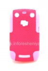 Фотография 1 — Чехол повышенной прочности перфорированный для BlackBerry 9360/9370 Curve, Розовый/Малиновый