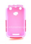 Фотография 2 — Чехол повышенной прочности перфорированный для BlackBerry 9360/9370 Curve, Розовый/Малиновый