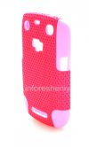 Фотография 4 — Чехол повышенной прочности перфорированный для BlackBerry 9360/9370 Curve, Розовый/Малиновый