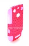 Photo 5 — La cubierta resistente perforado para BlackBerry Curve 9360/9370, Rosado / Frambuesa