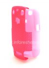 Фотография 6 — Чехол повышенной прочности перфорированный для BlackBerry 9360/9370 Curve, Розовый/Малиновый