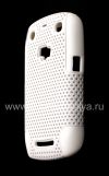Фотография 4 — Чехол повышенной прочности перфорированный для BlackBerry 9360/9370 Curve, Белый/Белый