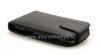Фотография 8 — Кожаный чехол с вертикально открывающейся крышкой для BlackBerry 9360/9370 Curve, Черный с крупной текстурой