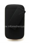 Фотография 4 — Пластиковый чехол + кобура для BlackBerry 9360/9370 Curve, Черный