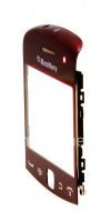 Photo 4 — 原来玻璃屏幕BlackBerry 9360 / 9370上的曲线, 红色（宝石红）
