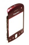 Photo 5 — La pantalla de cristal original para BlackBerry Curve 9360/9370, Red (Rojo Rubí)