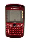 Фотография 1 — Оригинальный корпус для BlackBerry 9360/9370 Curve, Красный  (Ruby Red)