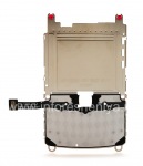 ब्लैकबेरी कर्व 9360/9370 के लिए एक स्थापित चिप कीबोर्ड के साथ शरीर (धातु आधार) के मध्य भाग, धातु का