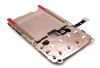 Photo 4 — ब्लैकबेरी कर्व 9360/9370 के लिए एक स्थापित चिप कीबोर्ड के साथ शरीर (धातु आधार) के मध्य भाग, धातु का