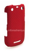 Photo 3 — La bolsa de plástico-cap "Carbono" para BlackBerry Curve 9360/9370, Rojo