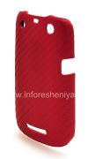 Photo 4 — La bolsa de plástico-cap "Carbono" para BlackBerry Curve 9360/9370, Rojo