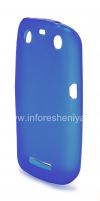 Фотография 3 — Силиконовый чехол уплотненный  матовый для BlackBerry 9360/9370 Curve, Синий