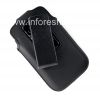 Photo 2 — L'étui en cuir d'origine avec clip Étui pivotant en cuir pour BlackBerry Curve 9360/9370, Noir (Black)