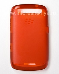 Оригинальный силиконовый чехол уплотненный Soft Shell Case для BlackBerry 9360/9370 Curve, Красно-оранжевый (Inferno)