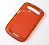Photo 2 — Etui en silicone d'origine Soft Shell Case compacté pour BlackBerry Curve 9360/9370, Rouge-orange (Inferno)