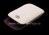 Фотография 4 — Оригинальный кожаный чехол-карман Leather Pocket Pouch для BlackBerry 9360/9370 Curve, Белый/Фиолетовый (White/Purple)