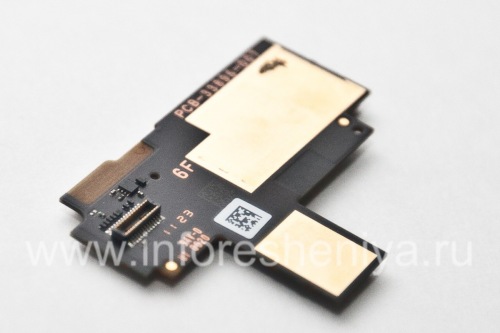 Photogallery for konektor Chip SIM, SD untuk BlackBerry 9360 / 9370 Curve, hitam product