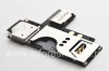Photo 4 — conectores de chip SIM, SD para BlackBerry Curve 9360/9370, negro