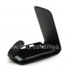 Photo 5 — Housse en cuir avec couvercle à ouverture verticale pour BlackBerry Curve 9380, Noir avec grande texture