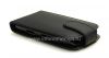 Photo 8 — Caso de cuero con tapa de apertura vertical para BlackBerry Curve 9380, Negro con una gran textura