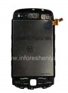 Photo 2 — The original LCD screen assembly with touch-screen for BlackBerry 9380 Curve, Black, screen type 004/111
