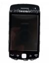 Photo 1 — Layar sentuh (Touchscreen) dalam perakitan dengan panel depan untuk BlackBerry 9380 Curve, hitam