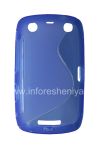Photo 1 — 硅胶套紧凑的流线型曲线BlackBerry 9380, 蓝