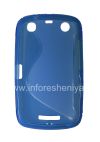 Photo 2 — 硅胶套紧凑的流线型曲线BlackBerry 9380, 蓝