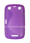 Photo 2 — Silicone Case untuk kompak Streamline BlackBerry 9380 Curve, ungu