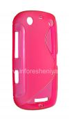 Фотография 5 — Силиконовый чехол уплотненный Streamline для BlackBerry 9380 Curve, Розовый