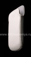 Photo 3 — Original-Leder-Kasten-Tasche Ledertasche für Blackberry 9380 Curve, White (Weiß)