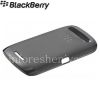 Photo 1 — Funda de silicona original compactado Shell suave de la caja para BlackBerry Curve 9380, Negro (Negro)