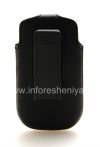 Photo 2 — BlackBerry 9380 কার্ভ জন্য ক্লিপ লেদার সুইভেল খাপ সঙ্গে মূল চামড়া কেস, কালো