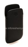 Photo 5 — Caso de cuero original de desembolso de bolsillo de cuero para BlackBerry 9380 Curve, Negro (Negro)